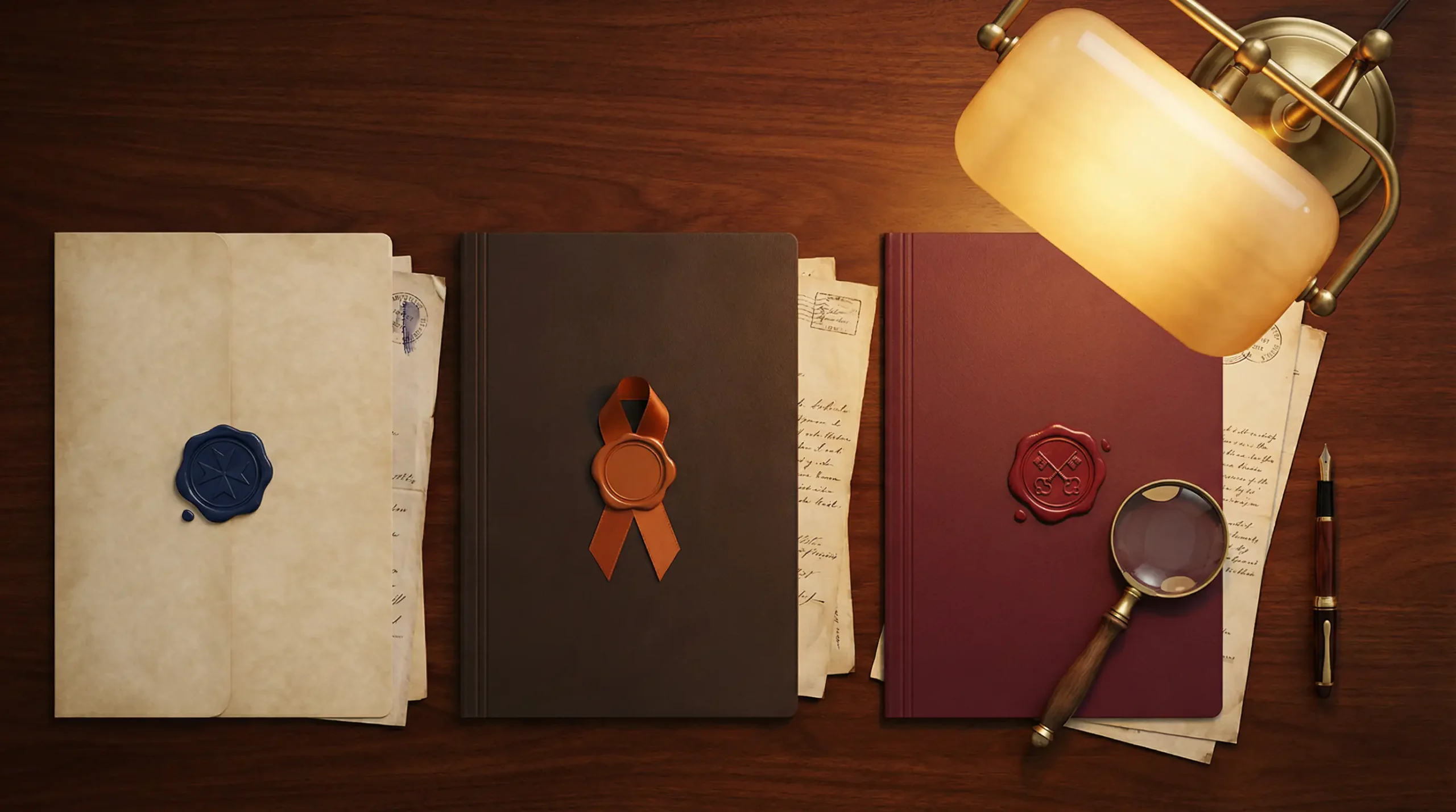 Regulatory documents and official stamps arranged on a desk, representing Curacao MGA and Gibraltar offshore casino licences
